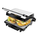 Cecotec Rock'nGrill 1500 Rapid Elektrogrill. RockStone-Steinverkleidung,...