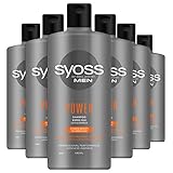 Syoss Men Power Shampoo, 6 x 440ML
