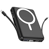 Vexnara für Magsafe Powerbank 10000mAh, Wireless Magnetische Powerbank...