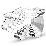 5 Stück Schwein Ausstechformen Set, 11.5cm/8.5cm/10cm/6.5cm/5cm...