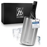 SWISSHOME® Flaschenkühler für Wein, Champagner und Sekt Flaschen I...