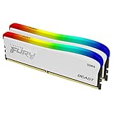 Kingston FURY Beast weiß RGB Special Edition Speicher 16GB 3600MT/s DDR4...