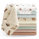 Bearmoss Moltontücher Baby 100% Baumwolle Weiche Spucktücher...