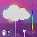 KZT LED Wandleuchte RGB Farbwechsel Wandlampe mit Fernbedienung...