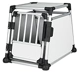 TRIXIE Hunde-Transportbox, Aluminium, M: 55 × 62 × 78 cm,...