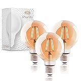IPurity Edison Vintage Glühbirne [3 Stück] - Stromsparende Retro...
