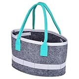 Zunishaone Filztasche mit Griffen, Filztasche Tote - Picknick aus Filz Oval...