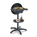 SEVERIN Barbecue-/Standgrill mit Haube, Elektrogrill mit Thermostat,...