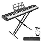 LEADZM 88 Tasten Halbgewichteten Digital Piano, Full Size Keyboard,...