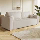 MOTIVENA Viego Sofagarnituren, 3 Sitzer Sofa mit Bettfunktion, Schlafsofa...