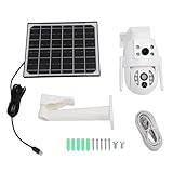 aqxreight Solar-Überwachungskamera, Kabellos, Dual-Objektiv, 3 MP, 2K,...