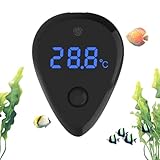 Thermometer für Aquarium, digitales Temperaturmessgerät, LED-Touchscreen...