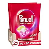 Perwoll Renew Caps Color Waschmittel 80 (2 x 40 Wäschen), All-in-1...