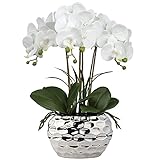 Kunstpflanze Orchideen Künstliche Deko Blumen Kunstblumen Wie Echt Mit...
