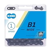 KMC B1 breite Singlespeed-Kette, 112 Glieder, Schwarz