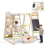 EROMMY Klettergerüst Indoor,9 in 1 Indoor-Spielplatz,Geeignetes...