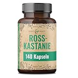 Rosskastanien Kapseln – 800mg Reines Extrakt mit Weinlaub und Acerola...