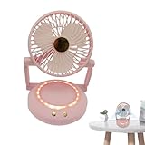 Ahuuen Tischventilator - Tragbarer Tischventilator Handlich -...