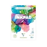 Clairefontaine 976107C - Zeichenblock Malblock Alcohol Inkpad, A4 21x29,7...