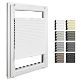 Home-Vision® Premium Doppelplissee Wabenplissee ohne Bohren mit Klemmfix...