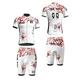 Halloween-Fahrradtrikot für Herren, personalisierbar, mit durchgehendem...