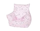 Knorrtoys 68254 Kindersitzsack-Rainbow Unicorn, Rosa