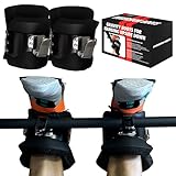 MuscleForge Gravity Boots – Schwerkrafttrainer, Fussmanschetten mit Haken...