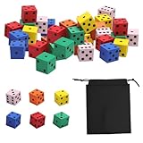 Schaumstoffwürfel Set 24 Stück 20mm Bunte Eva Farbwürfel mit...