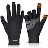 AOHAN Laufhandschuhe Herren Sport Handschuhe Unisex Winddicht Winter...