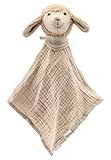 Sterntaler Schmusetuch L Schaf Flocke - Baby Kuscheltuch aus leichtem...