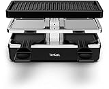 Tefal RE2308 Plug & Share Raclette | 400 Watt | 2 Pfännchen + Grillplatte...