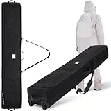 TeamObsidian Snowboard und Ski Tasche bis 175cm - Snowboardtasche -...