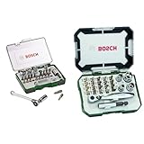 Bosch 27tlg. Schrauberbit- und Ratschen-Set (Extra harte Qualität,...