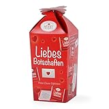Heidel Liebesbotschaften Vollmilchschokolade Täfelchen 75g, 15 Stück...