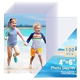 100 x 15 cm Fotohüllen (100 Stück) – Top-Loading Sheet Protectors,...