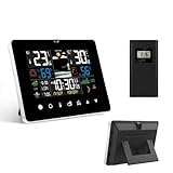 Wetterstation Funk Mit Außensensor,Farbdisplay,60M...