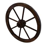 Nexos Holzrad Wagenrad Dekorad Holz Wagen Deko Rad mm rot braun Gartendeko...