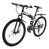 Charocean Mountainbike 26 Zoll Herren Fahrrad 21 Gang Schaltung Klapprad...