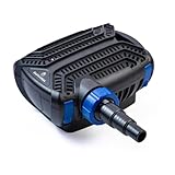 BluGarda BluFlow 10.000 - Energiesparende Teichpumpe - 10.000 Liter/Stunde,...