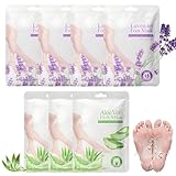 7 Paar Fußmaske Fussmaske Fußmaske Gegen Hornhaut Fußmaske Socken...