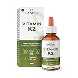 Bandini® Vitamin K2 MK7 200 µg pro Tropfen | Höchster all-trans-Gehalt...