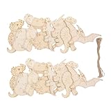 Gatuida 16stücke Dinosaurier-holzscheiben Mit Dinosauriermotiven...