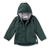 Hofbrucker Wollwalk Jacke aus Merino Wolle, Kapuzenjacke von Herbst bis...