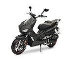 Motorroller 50 ccm Burnout BAD s Mattschwarz 45 km/h