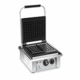 Royal Catering - Waffeleisen Waffelautomat (rechteckig, 37 x 32 x 50 cm,...