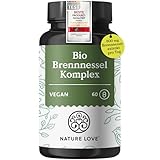 NATURE LOVE® Bio Brennnessel Komplex - 800mg - mit Löwenzahn und...