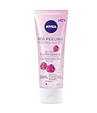 NIVEA Reis Peeling Bio Himbeere (75 ml), natürliche Gesichtsreinigung mit...