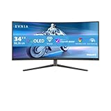 PHILIPS Evnia 34M2C6500AM - 34 Zoll WQHD OLED Curved Monitor, 175 Hz, 0,03...