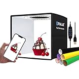 PULUZ Mini fotobox 25x25cm zum für produktfotografie Photo Box faltbar...