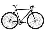 KS Cycling Fixie Fitnessbike 28'' Flip Flop schwarz RH 53 cm Fahrrad, 28